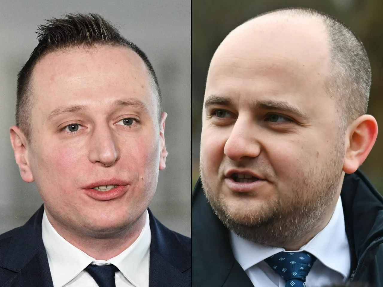 Krzysztof Brejza (L) i Dariusz Matecki (P)