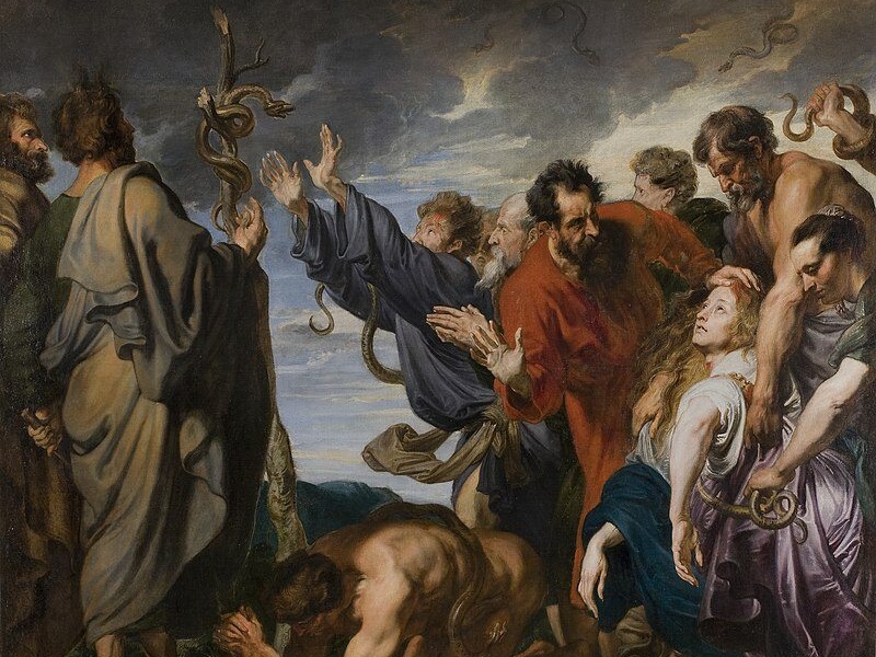 "Mojżesz i miedziany wąż" aut. Anthony van Dyck