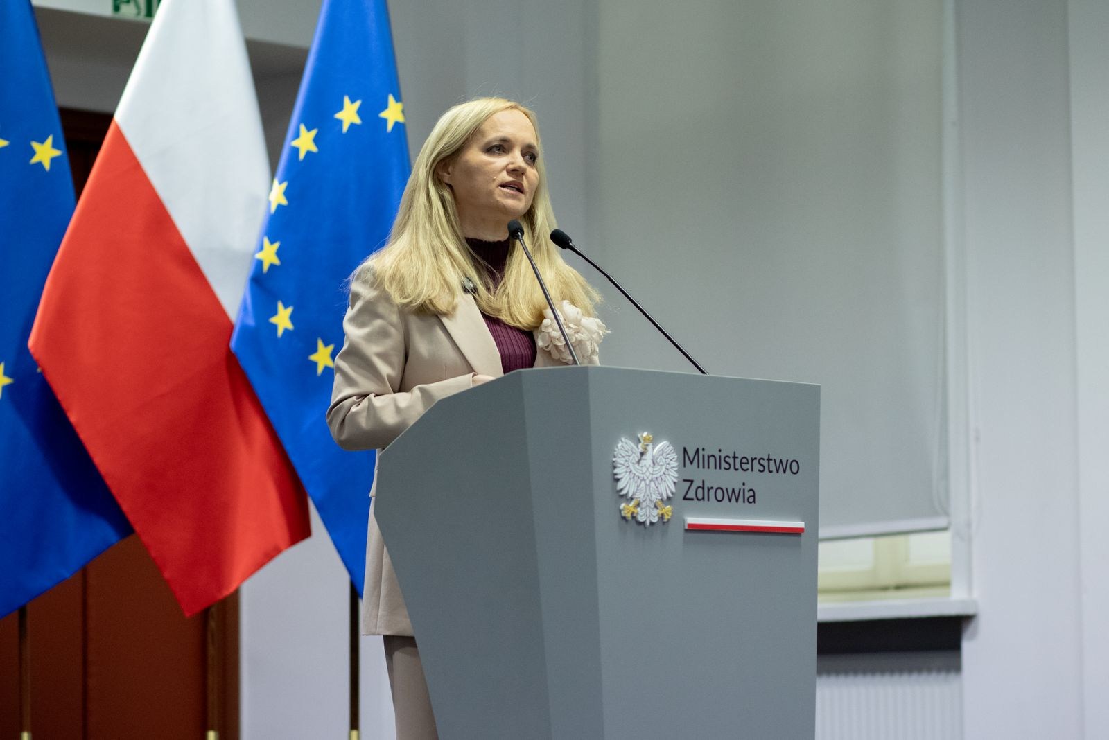 Minister zdrowia Jolanta Sobierańska-Grenda