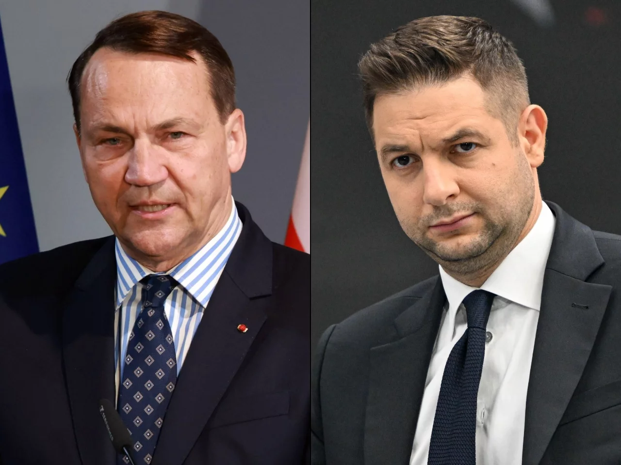 Radosław Sikorski i Patryk Jaki