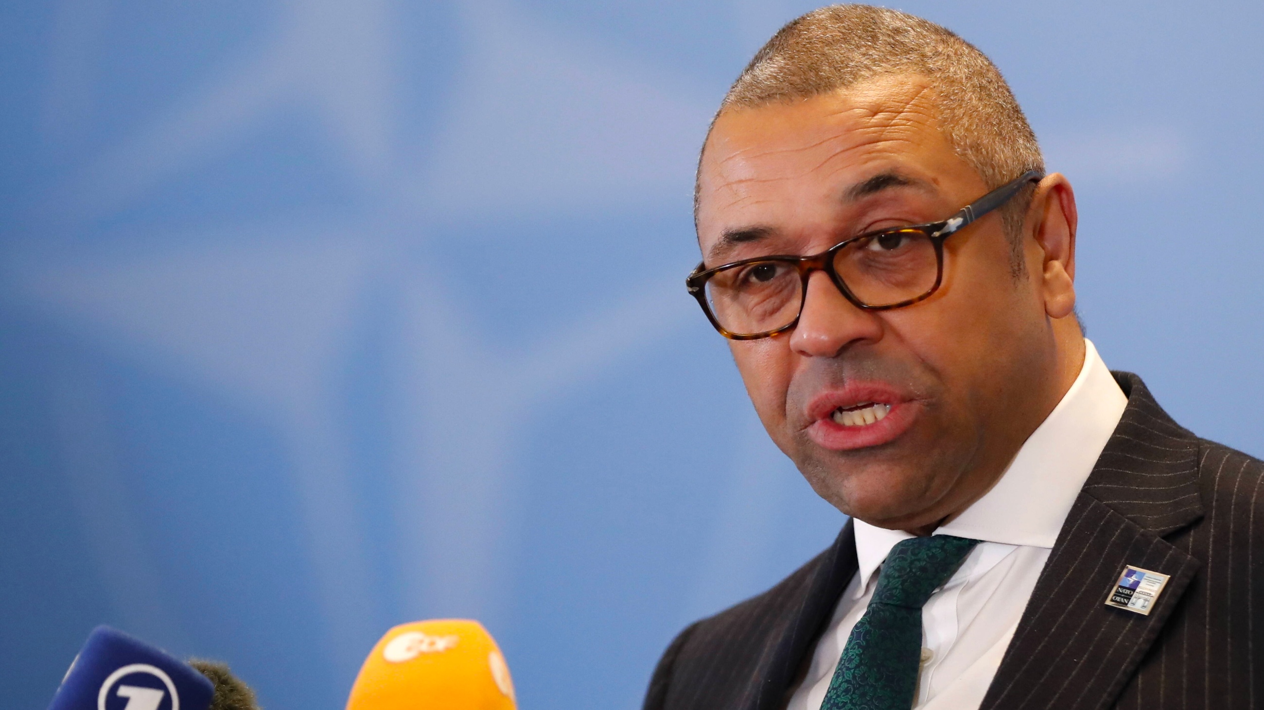 Minister spraw zagranicznych Wielkiej Brytanii James Cleverly