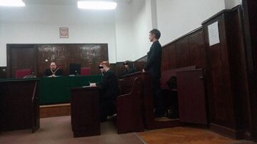 Jan Kapela przed sądem