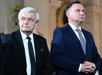 Jan Piekło i prezydent Andrzej Duda