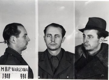 Jan Rodowicz "Anoda" po aresztowaniu przez MBP