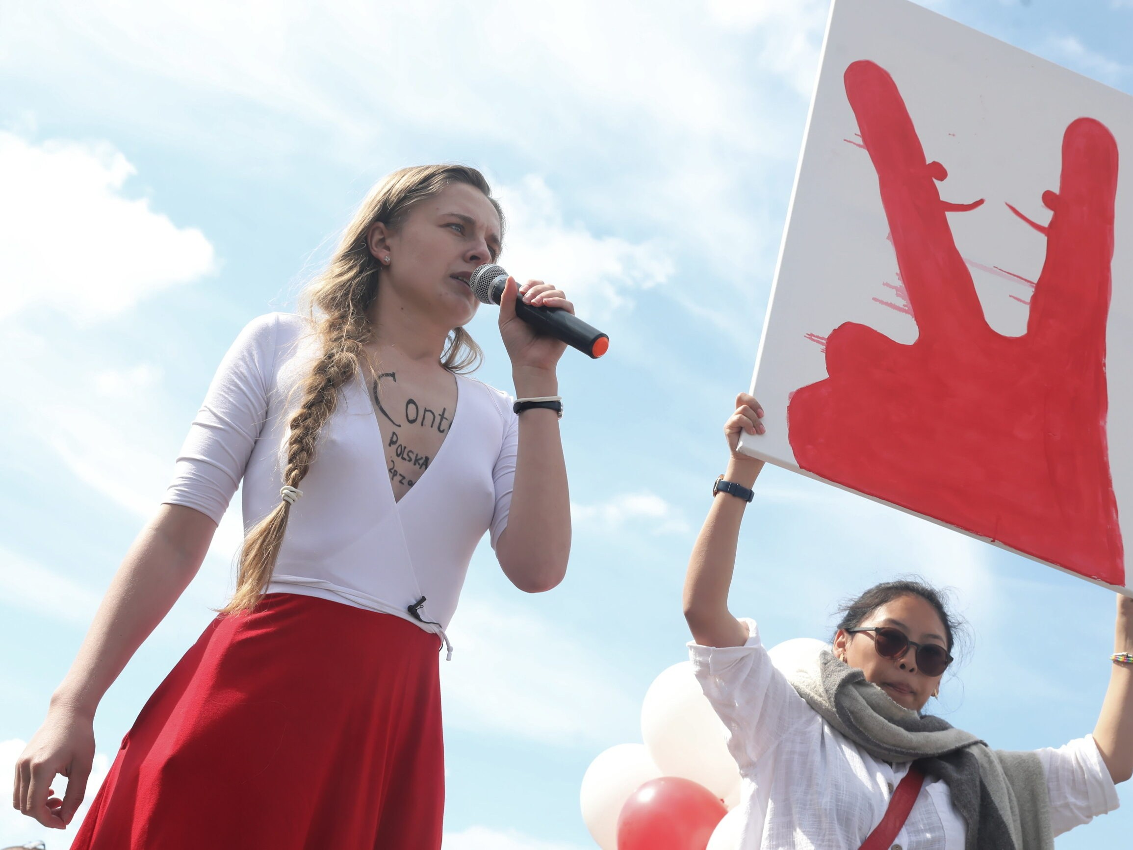 Polsko-białoruska aktywistka Jana Shostak