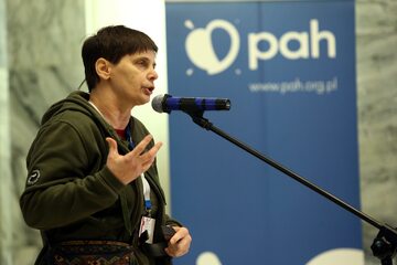 Janina Ochojska, szefowa PAH