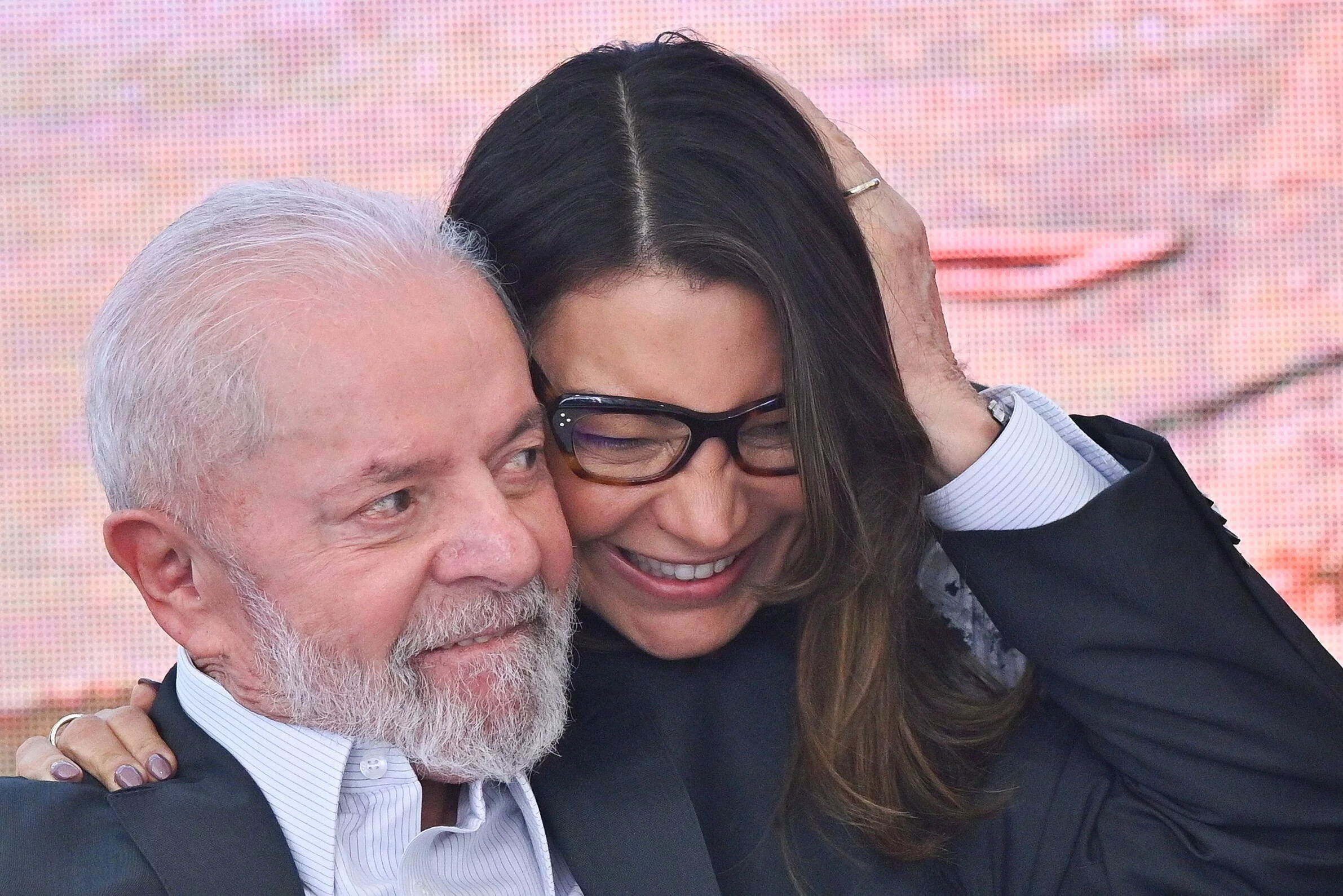 Prezydent Brazylii Luiz Inacio Lula da Silva i jego żona Janja da Silva