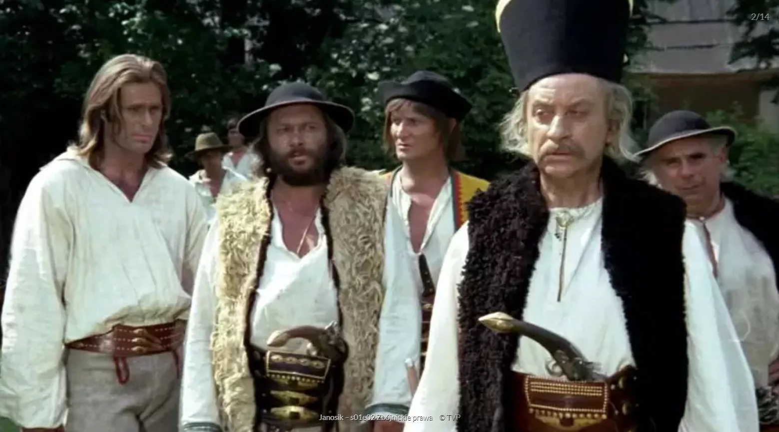 Kadr z serialu "Janosik"