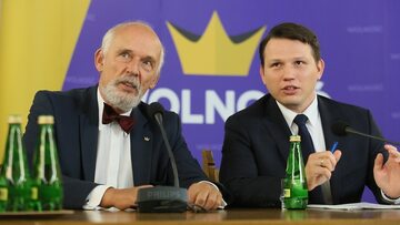 Janusz Korwin-Mikke i Sławomir Mentzen