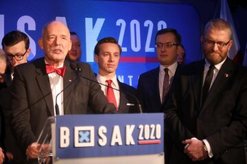 Janusz Korwin-Mikke, Krzysztof Bosak, Robert Winnicki, Grzegorz Braun