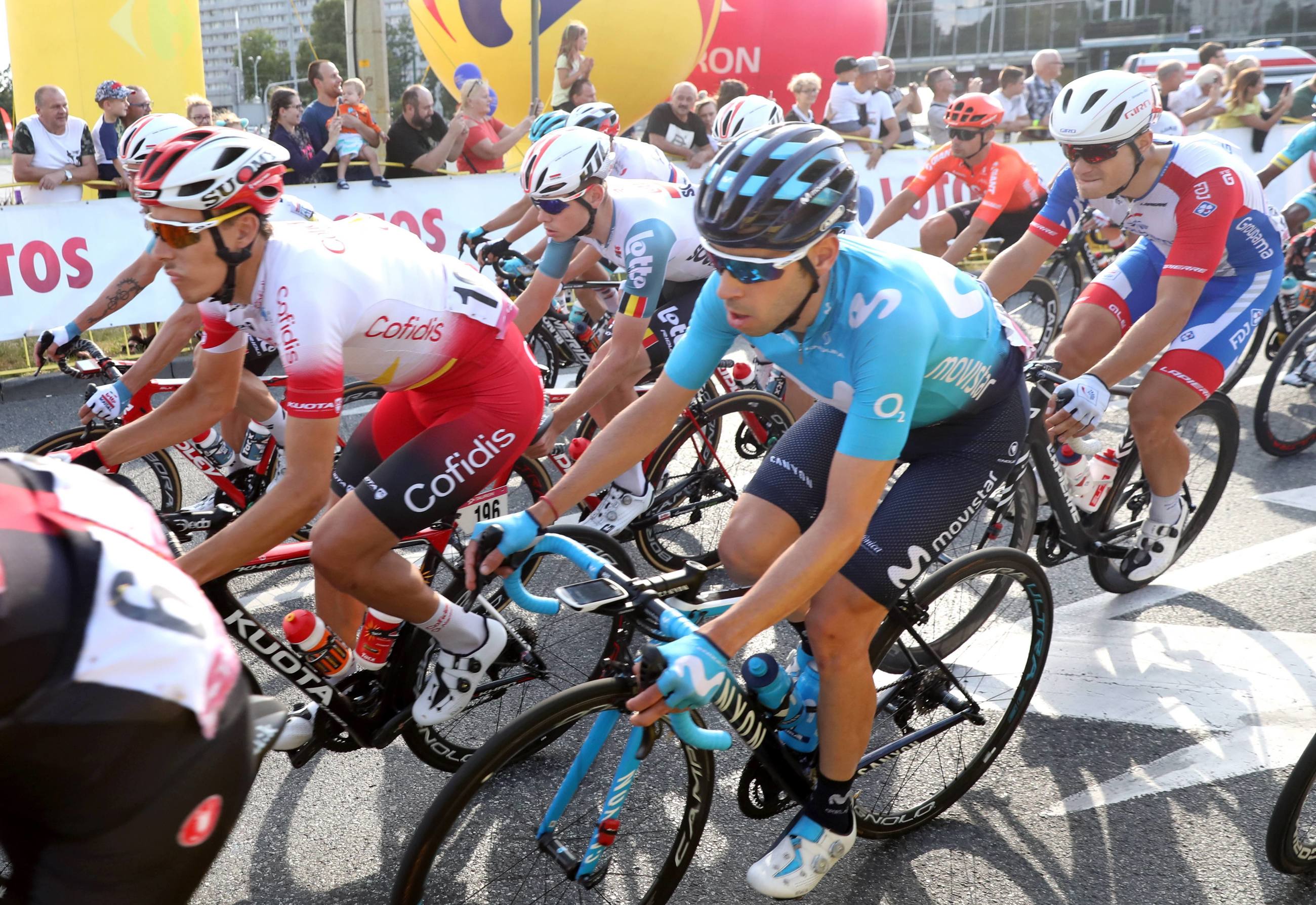 Kolarze na trasie Tour de Pologne