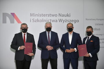 Jarosław Gowin, Wojciech Murdzek, Piotr Dardziński, Andrzej Dybczyński