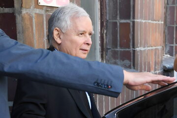 Jarosław Kaczyński opuścił Wojskowy Instytut Medyczny