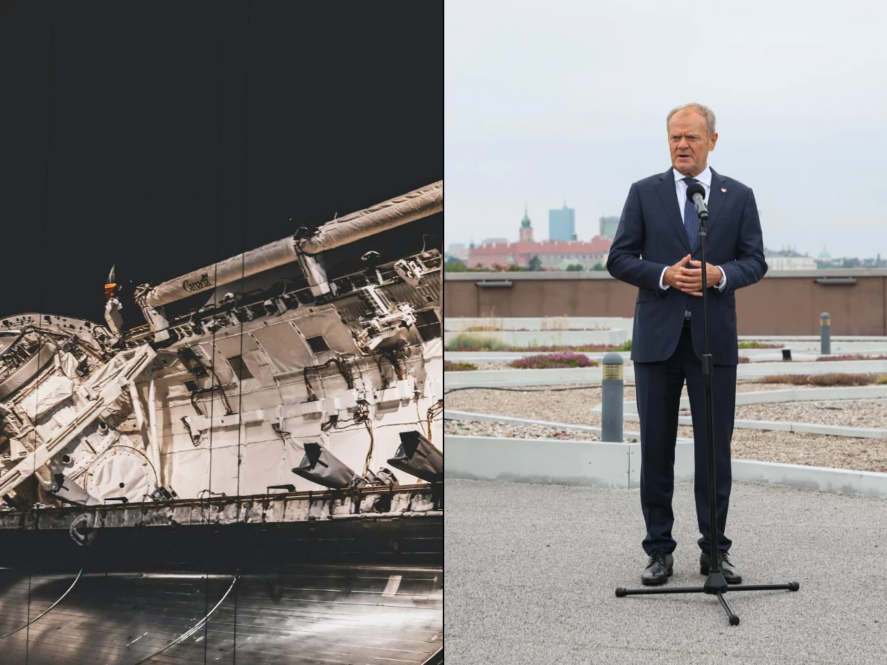 Donald Tusk. Statek kosmiczny