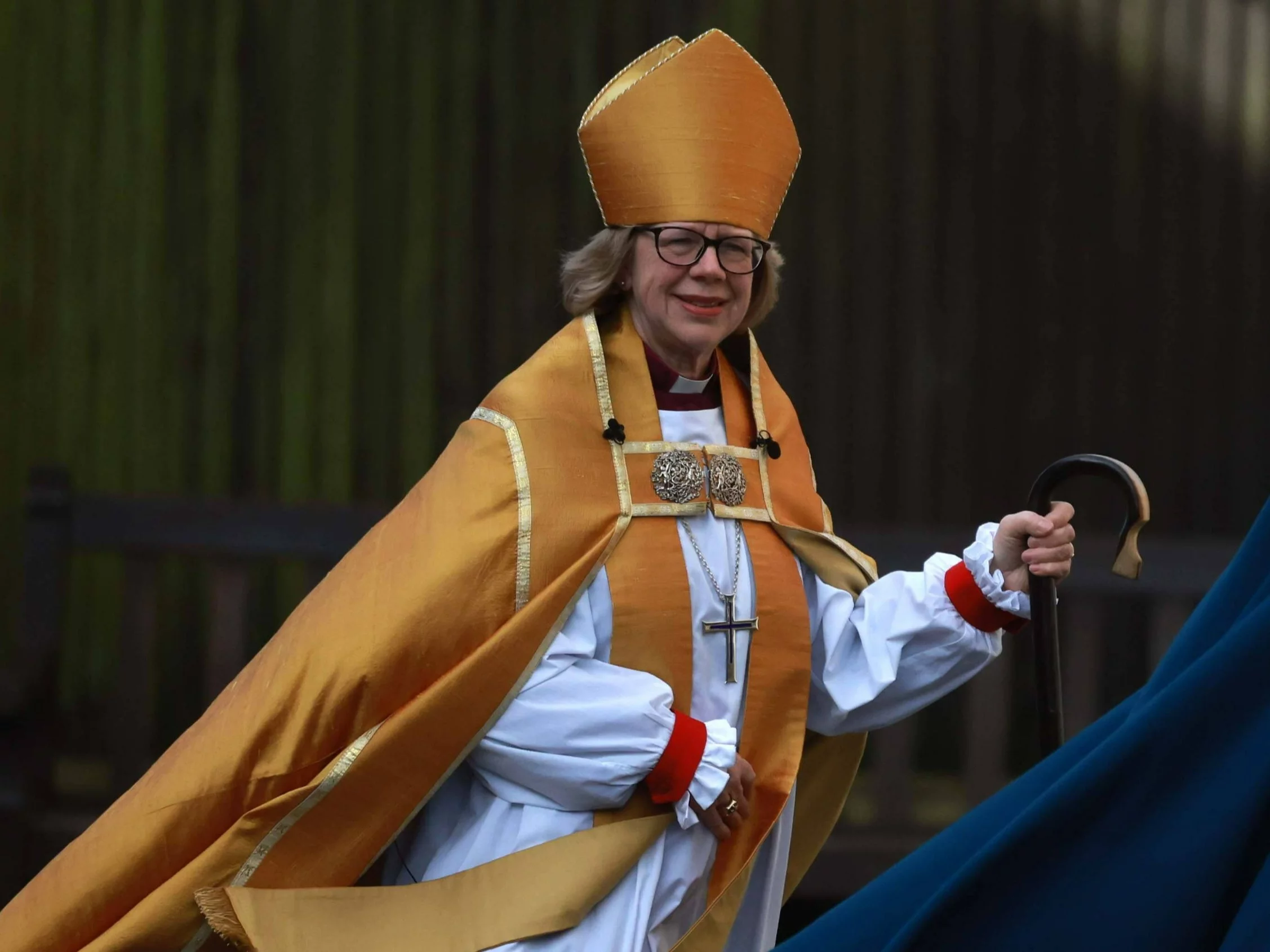 Sarah Mullally, która od marca 2026 r. piastuje urząd anglikańskiego arcybiskupa Canterbury