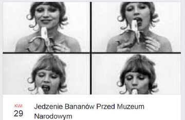 "Jedzenie Bananów Przed Muzeum Narodowym". Szykuje się protest w Warszawie