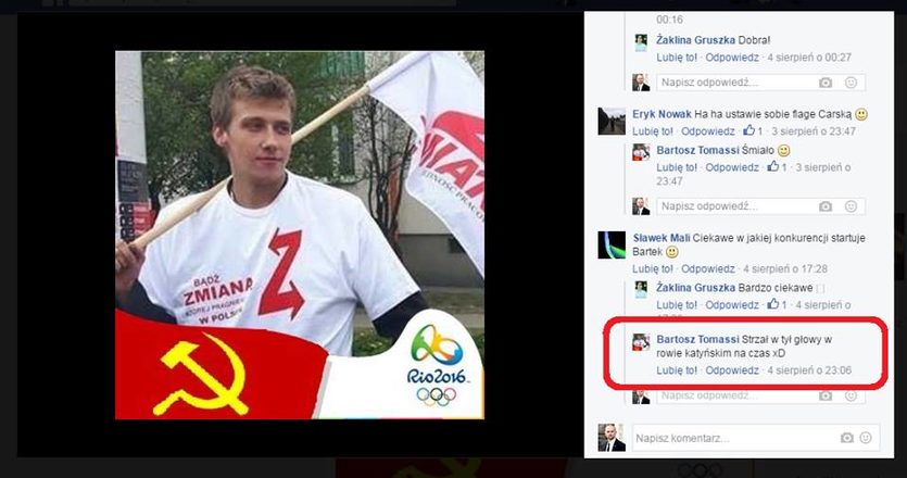 Jest akt oskarżenia wobec działacza partii Zmiana