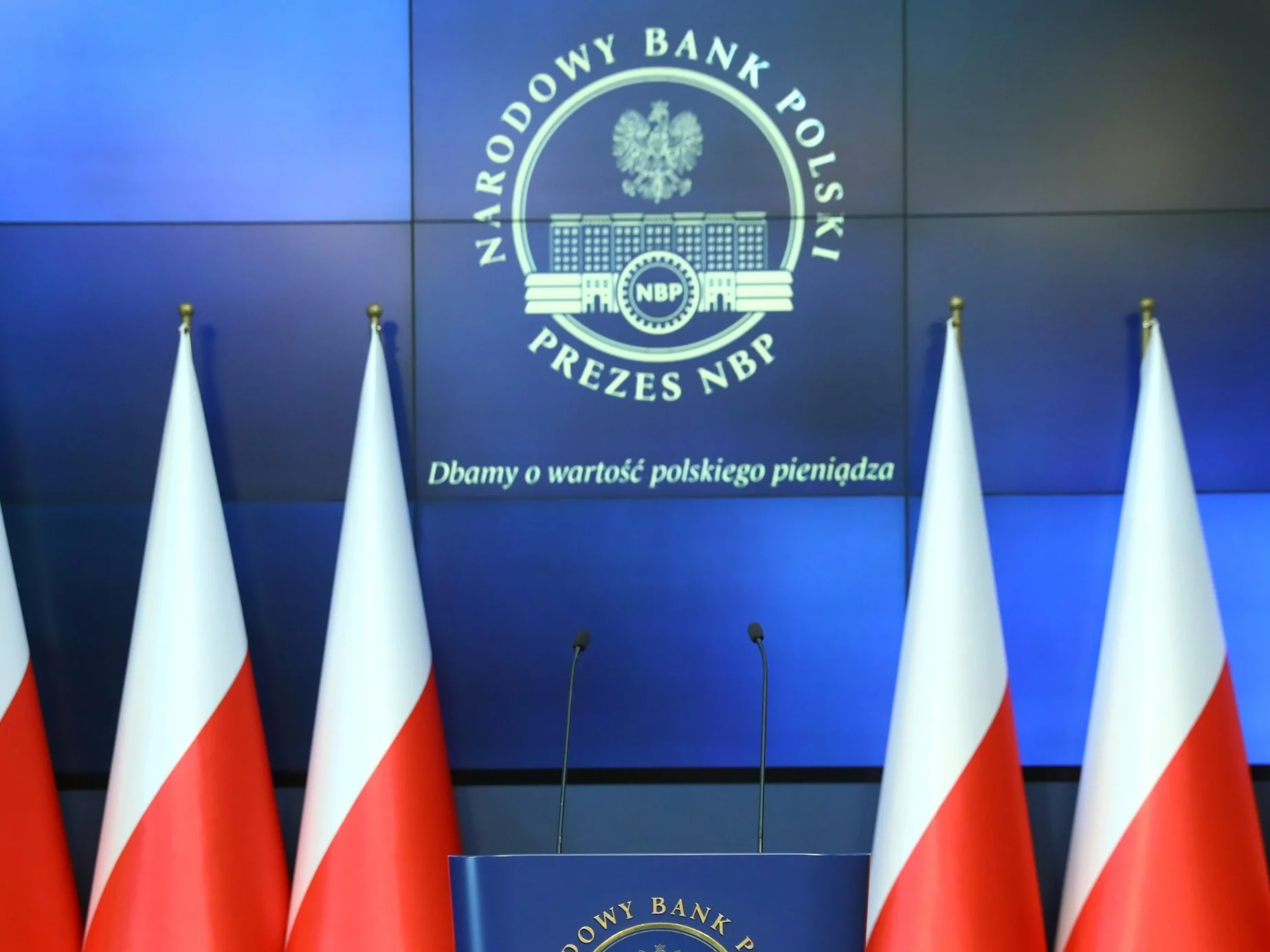 Konferencja prezesa NBP i przewodniczącego RPP Adama Glapińskiego
