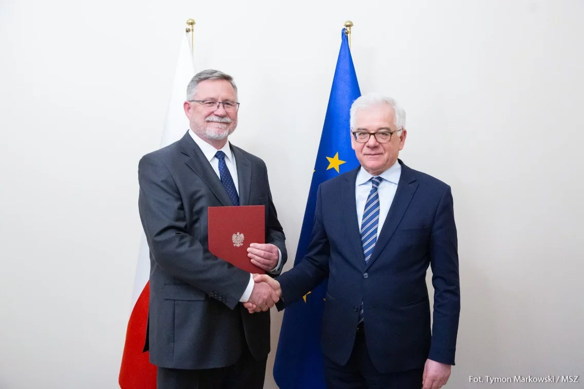 Jacek Czaputowicz i Maciej Szymański