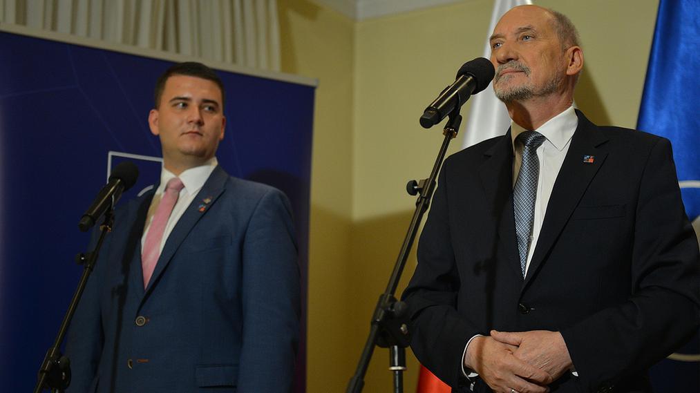 Antoni Macierewicz i Bartłomiej Misiewicz