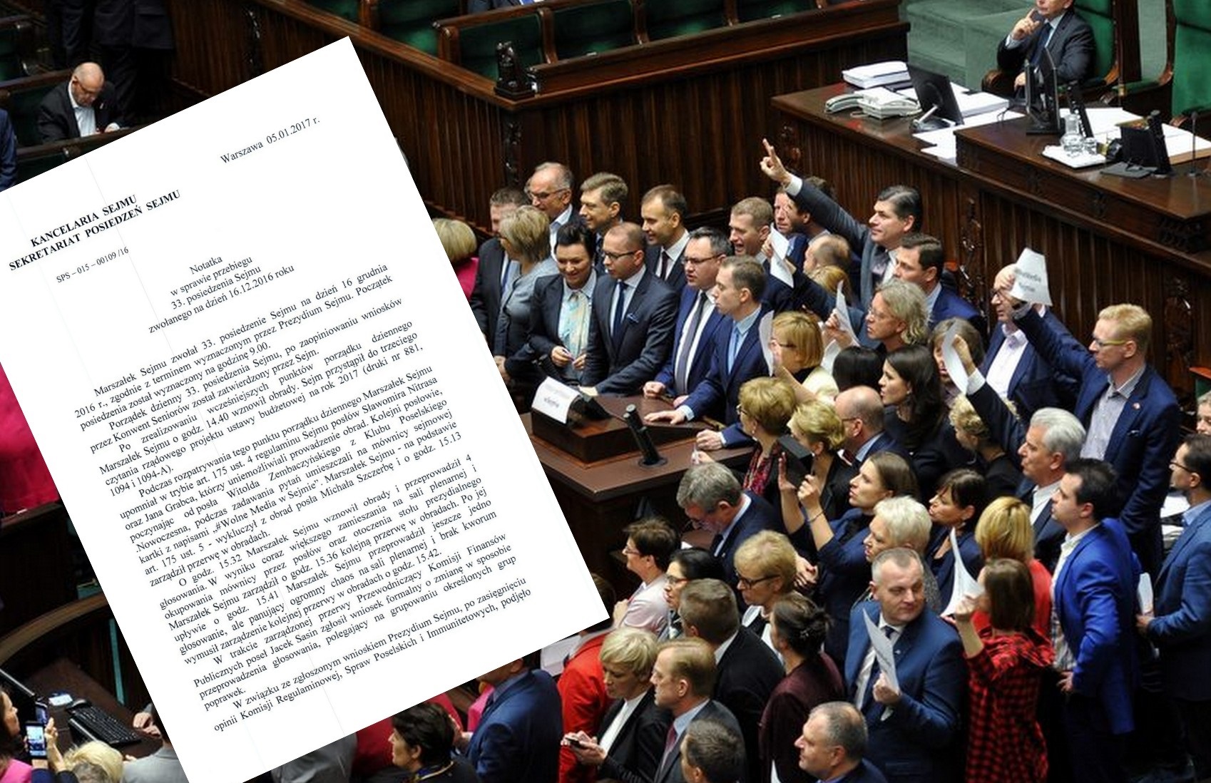 Posiedzenie Sejmu 16 grudnia 2016 r.