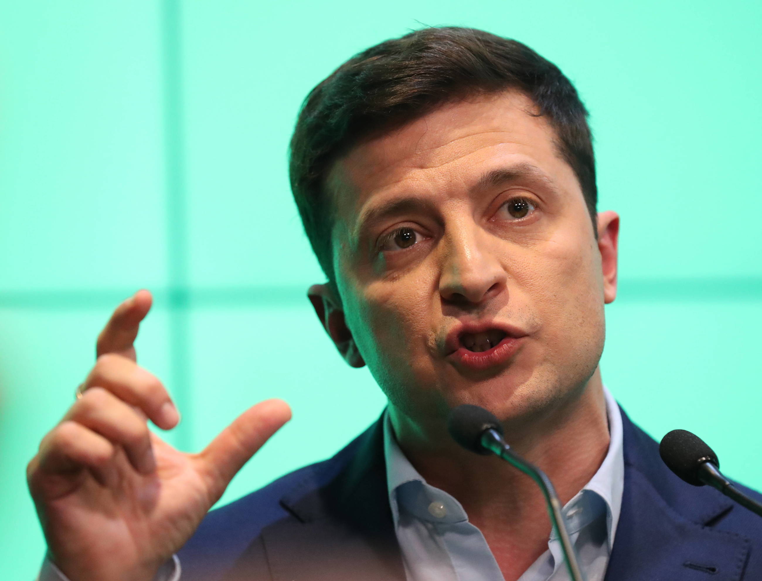 Wołodymyr Zełenski, prezydent Ukrainy