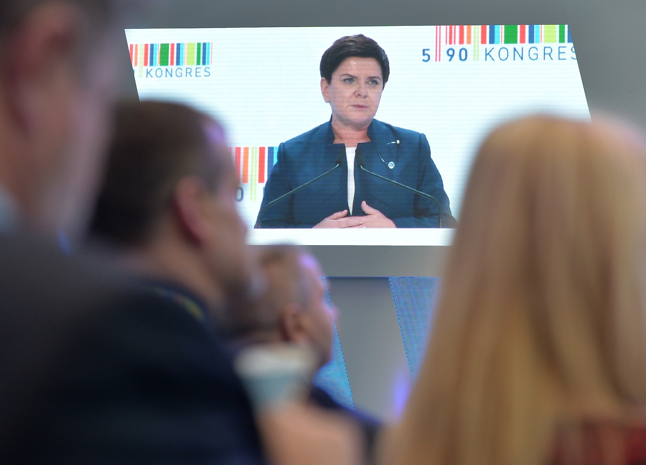 Premier Beata Szydło podczas Kongresu 590