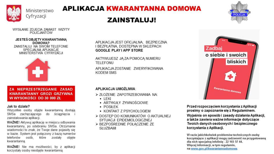 Aplikacja kwarantanna domowa