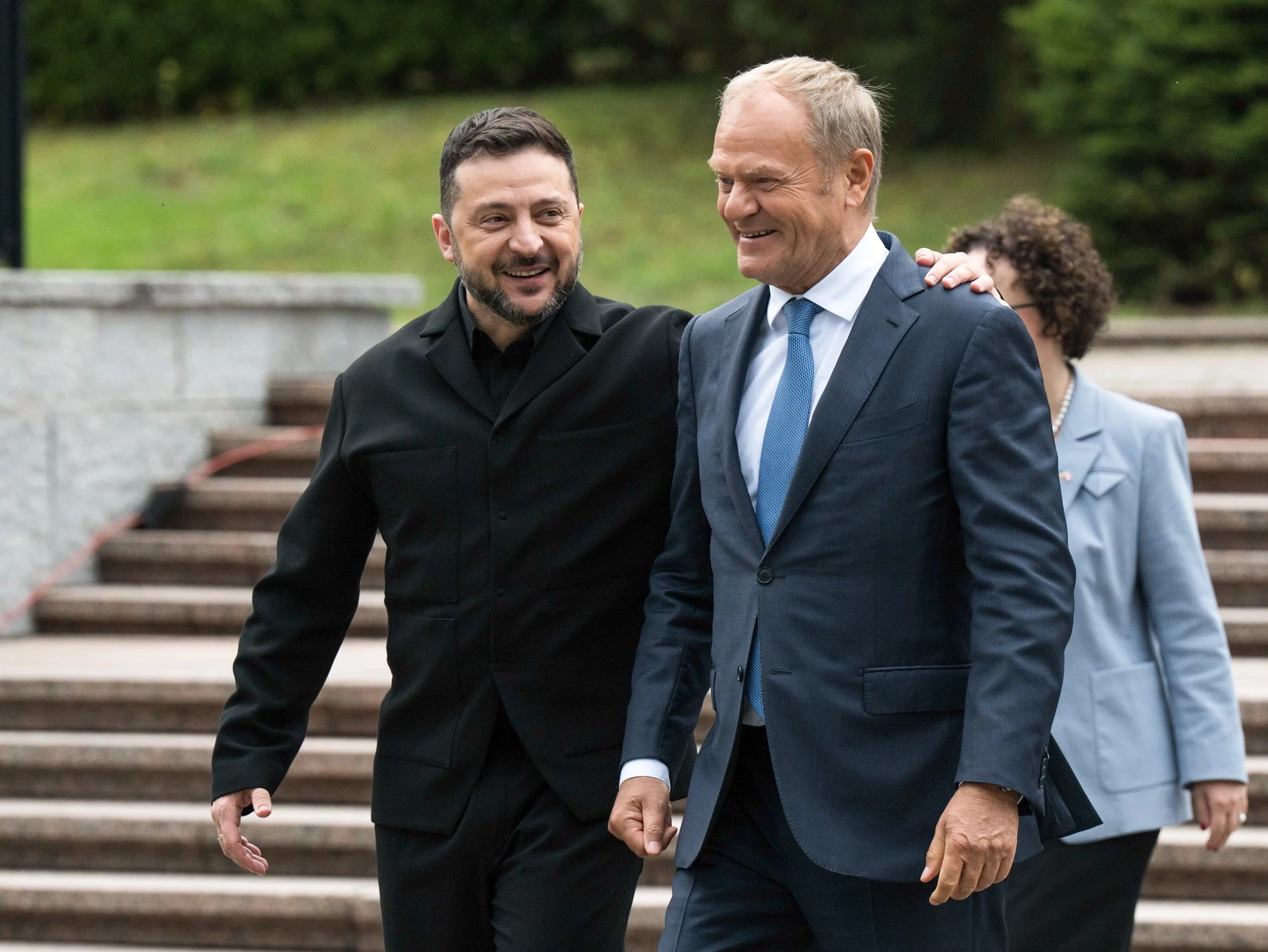 Wołodymyr Zełenski, Donald Tusk