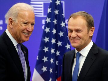 Joe Biden i Donald Tusk (2015 r.)