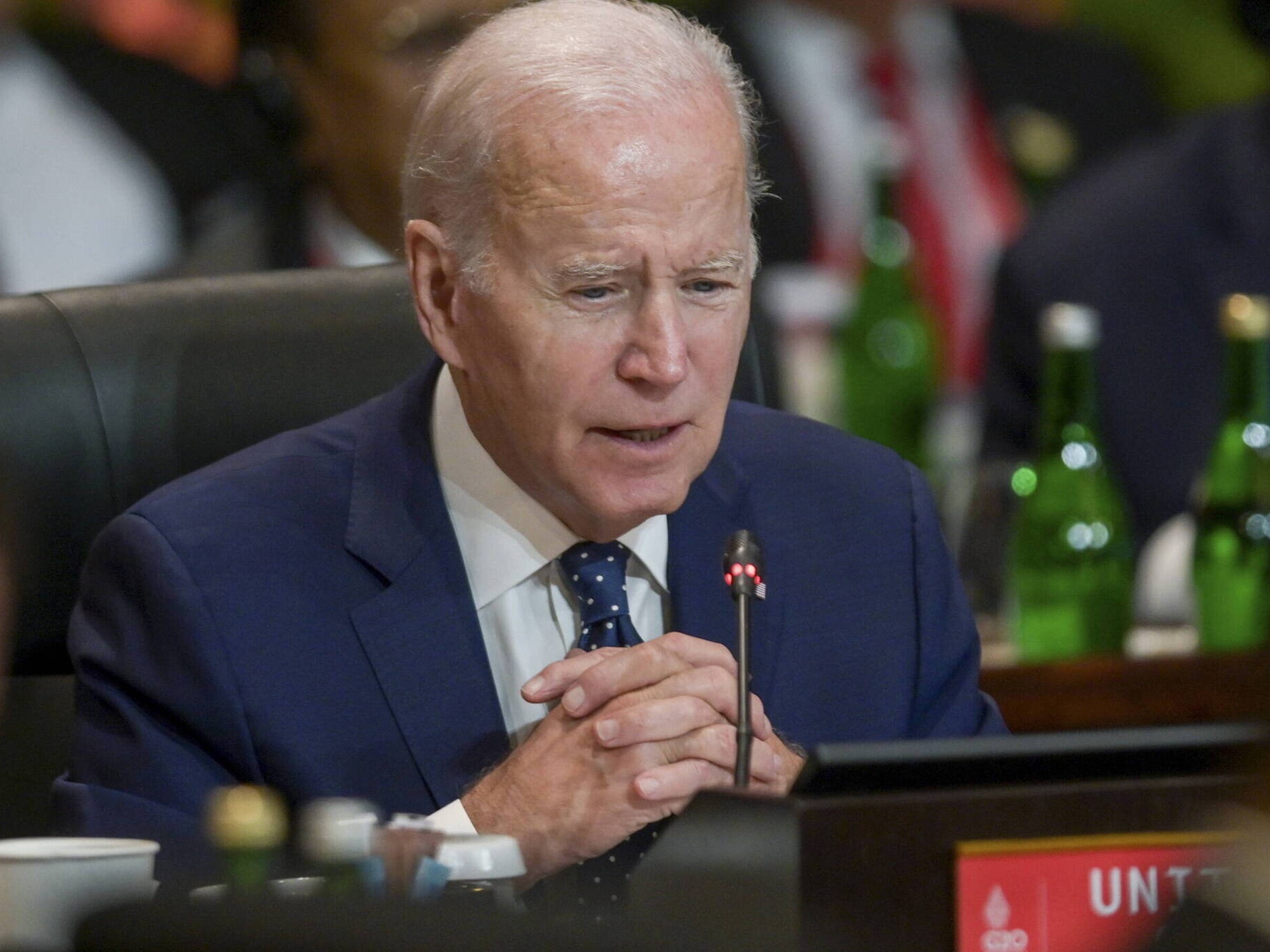 Prezydent USA Joe Biden podczas szczytu G20 na Bali