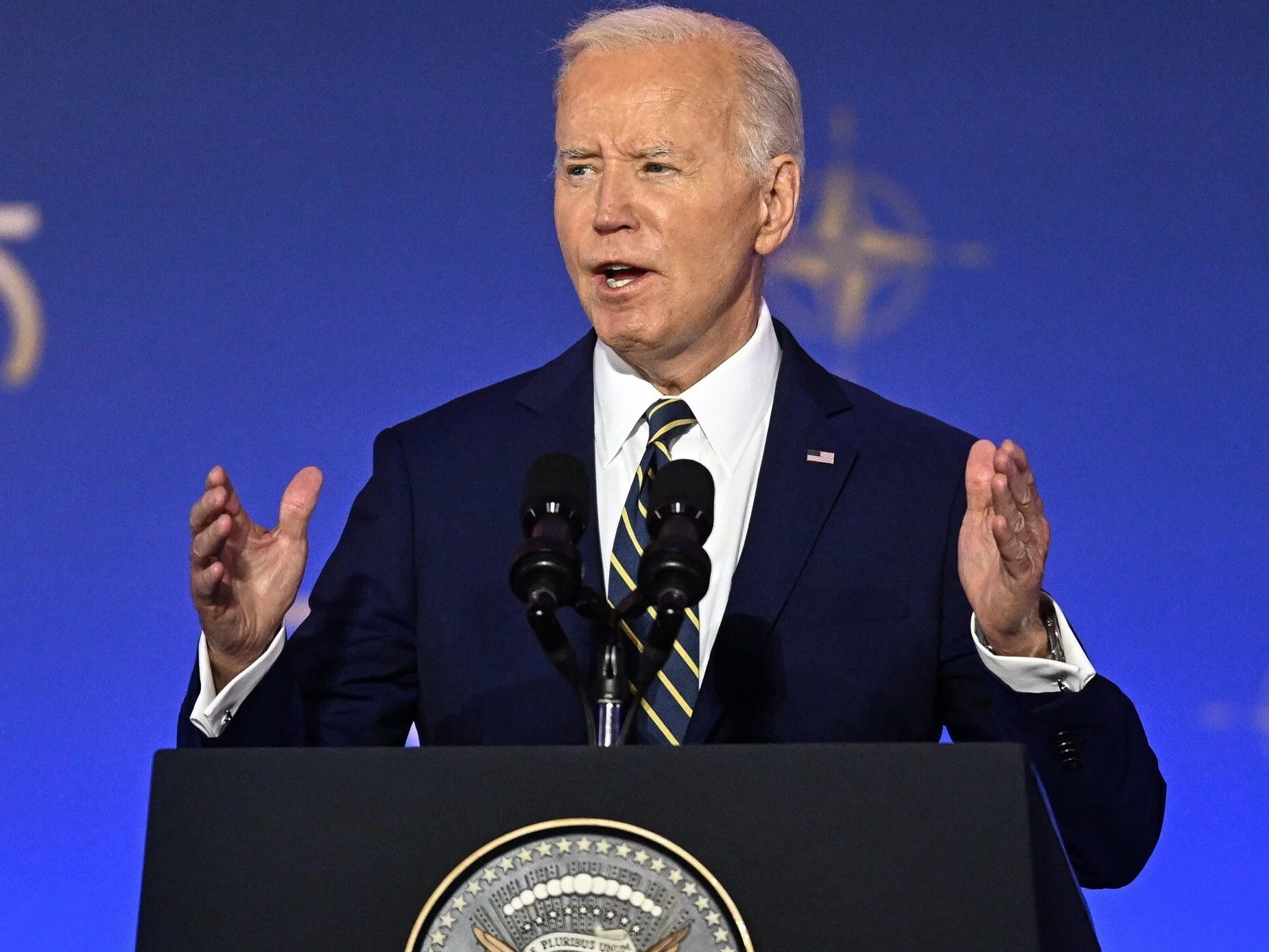 Szczyt NATO w Waszyngtonie. Przemawia prezydent USA Joe Biden