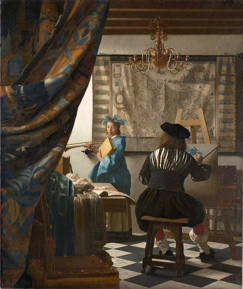 Johannes Vermeer, Nauka malarstwa