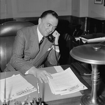 John Edgar Hoover, szef FBI (1940)