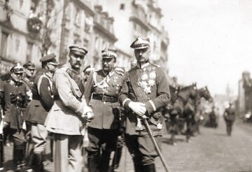 Józef Piłsudski, Tadeusz Rozwadowski, Kazimierz Sosnkowski, 1923 rok