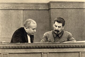 Józef Stalin i Nikita Chruszczow