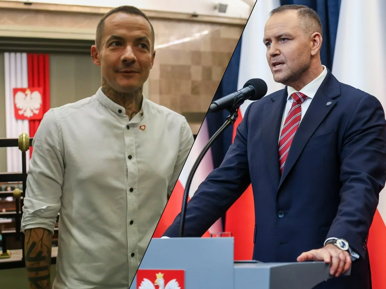 Poseł Marcin Józefaciuk / Prezydent Karol Nawrocki