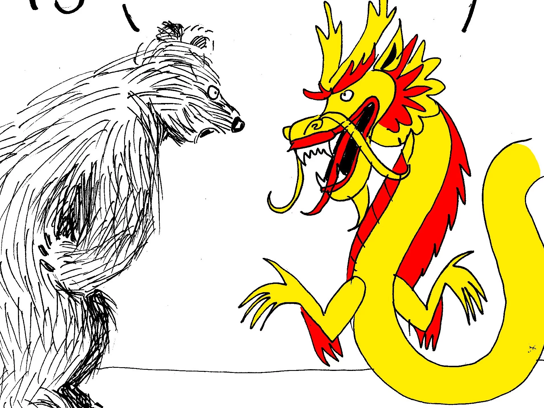 Rysunkowe podsumowanie tygodnia. Rysunek Cezarego Krysztopy