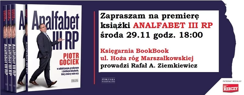 Premiera książki "Analfabet III RP"