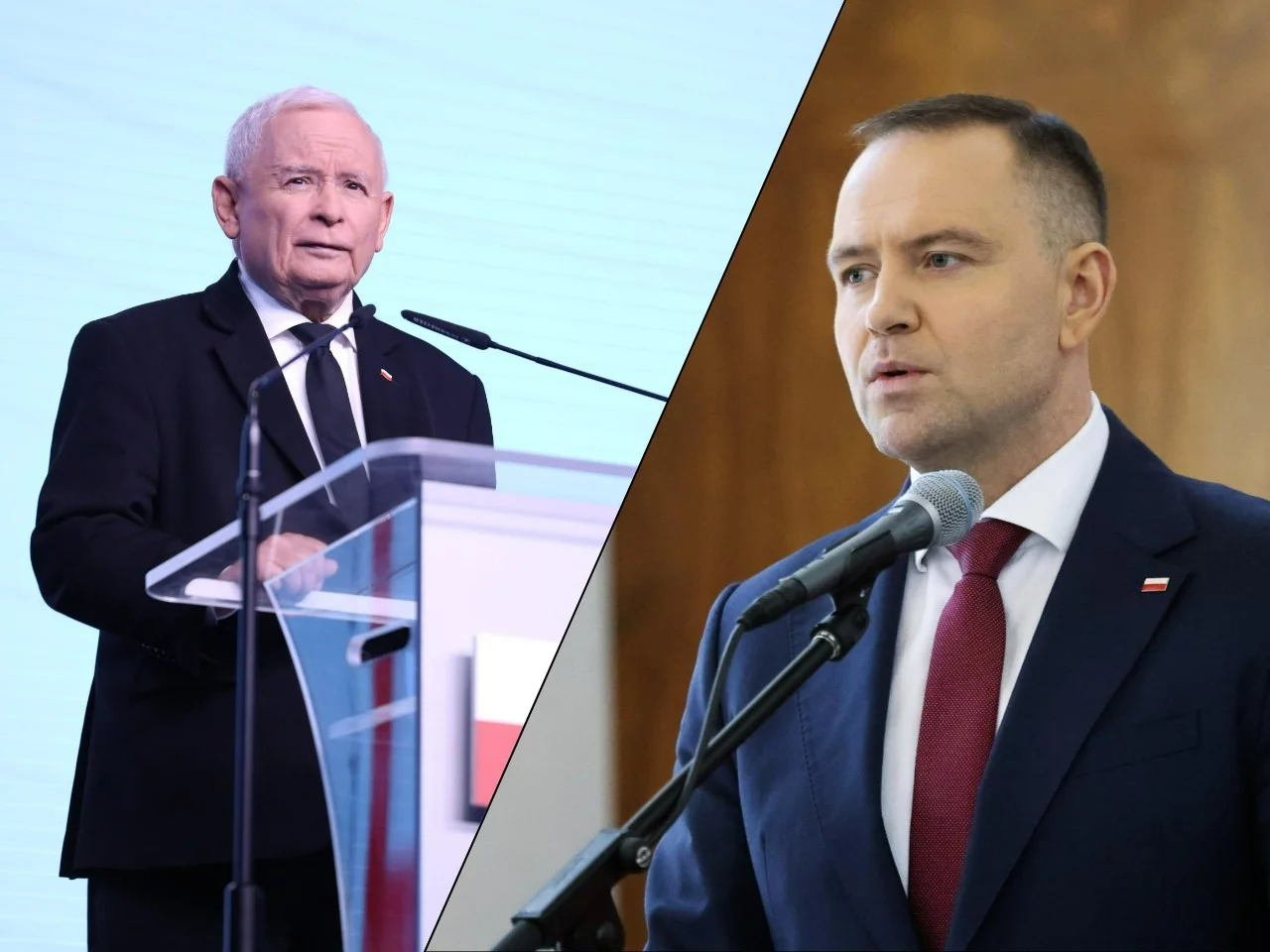 Jarosław Kaczyński i Karol Nawrocki