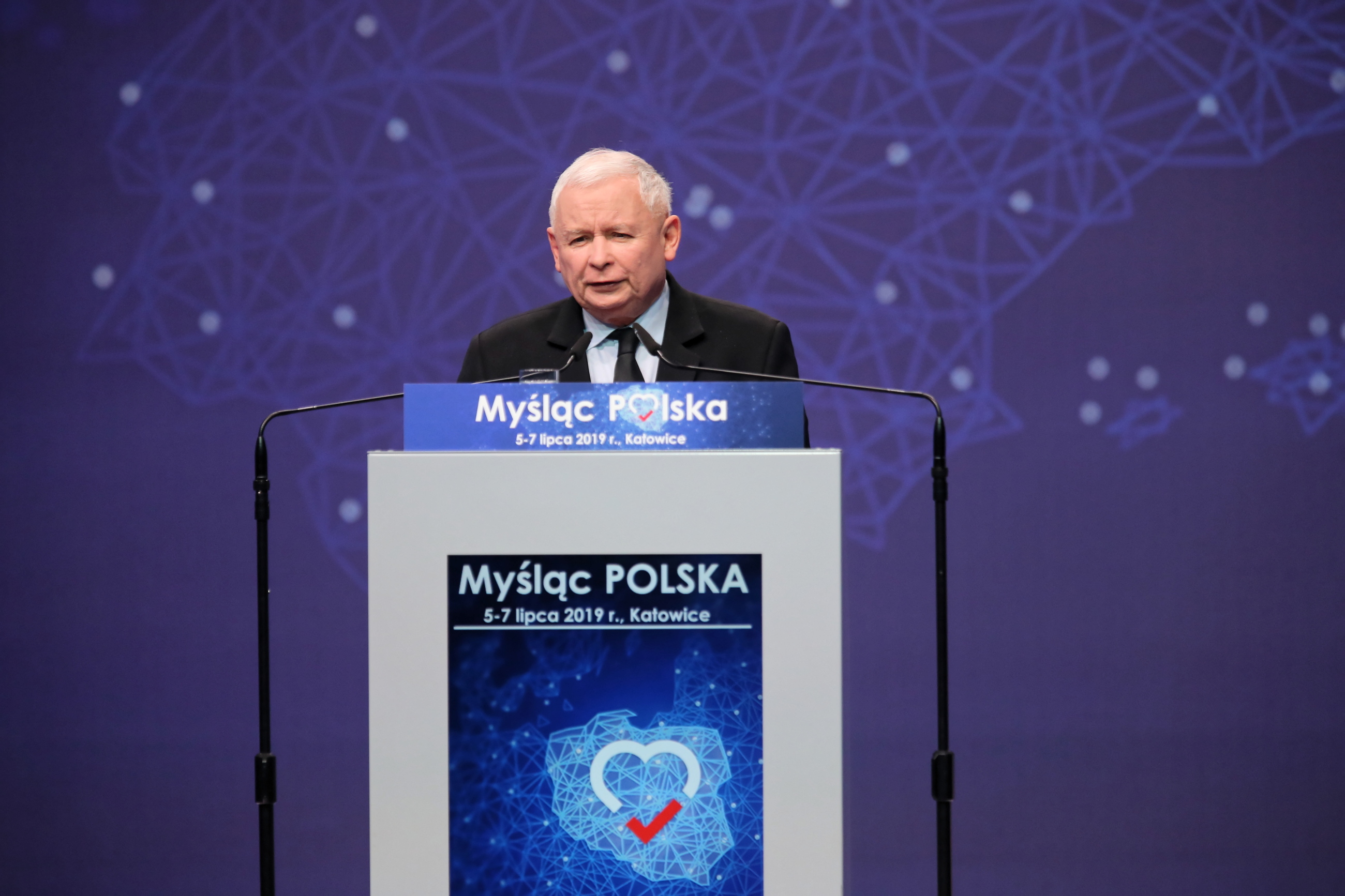 Prezes PiS Jarosław Kaczyński