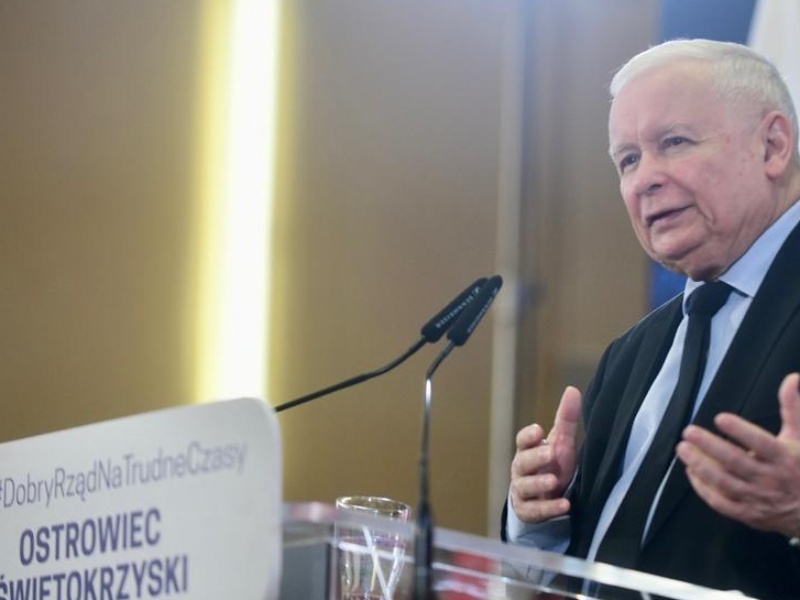 Prezes PiS Jarosław Kaczyński