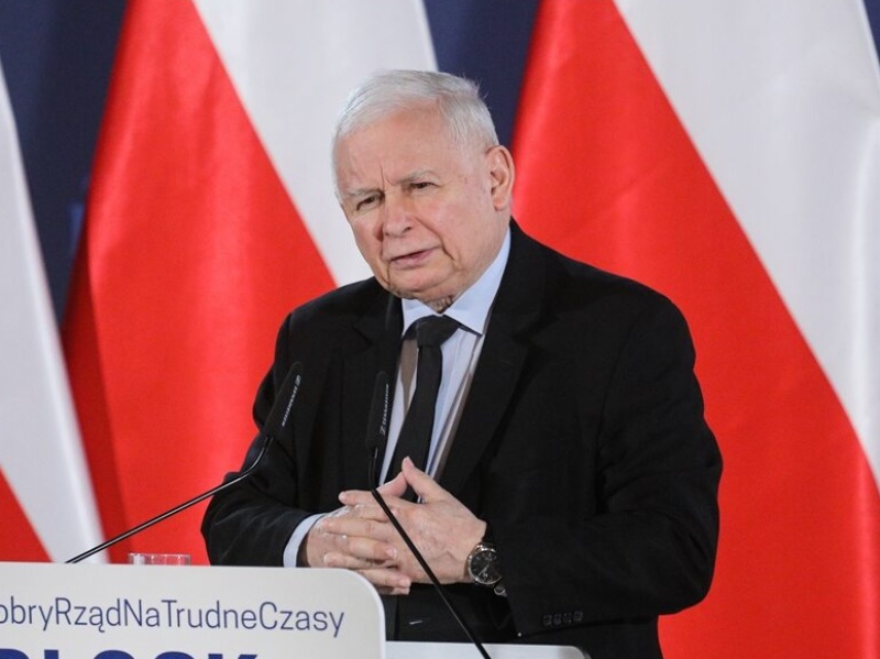 Prezes PiS Jarosław Kaczyński