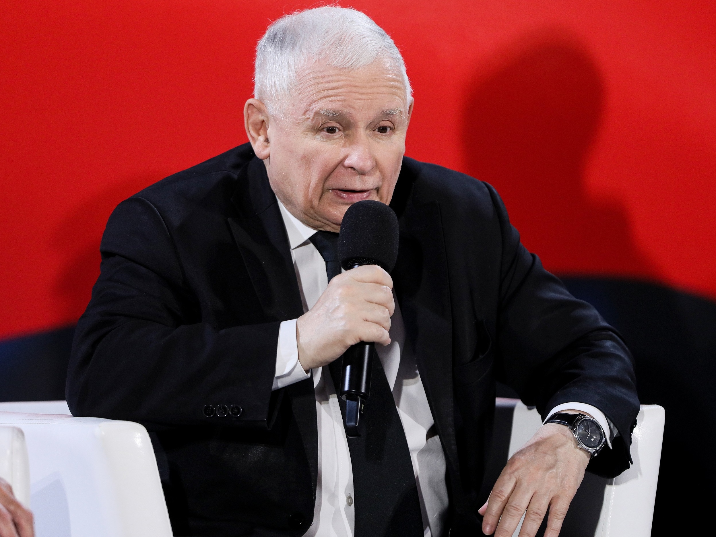 Prezes PiS Jarosław Kaczyński