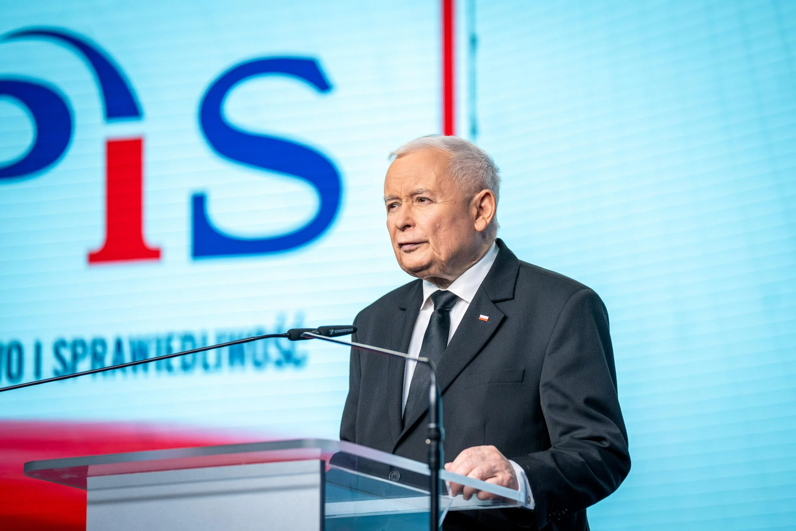 Prezes PiS Jarosław Kaczyński