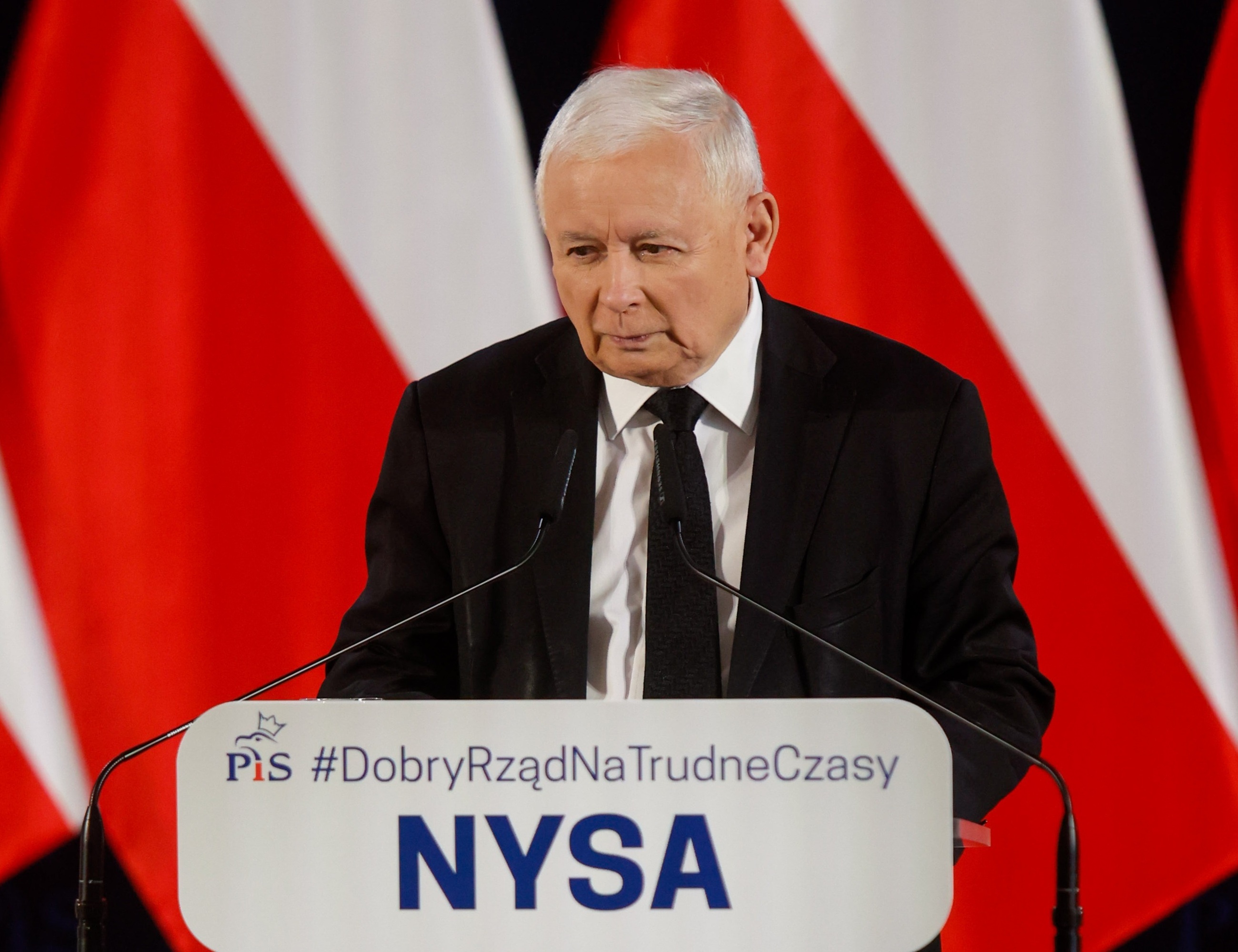 Prezes PiS Jarosław Kaczyński