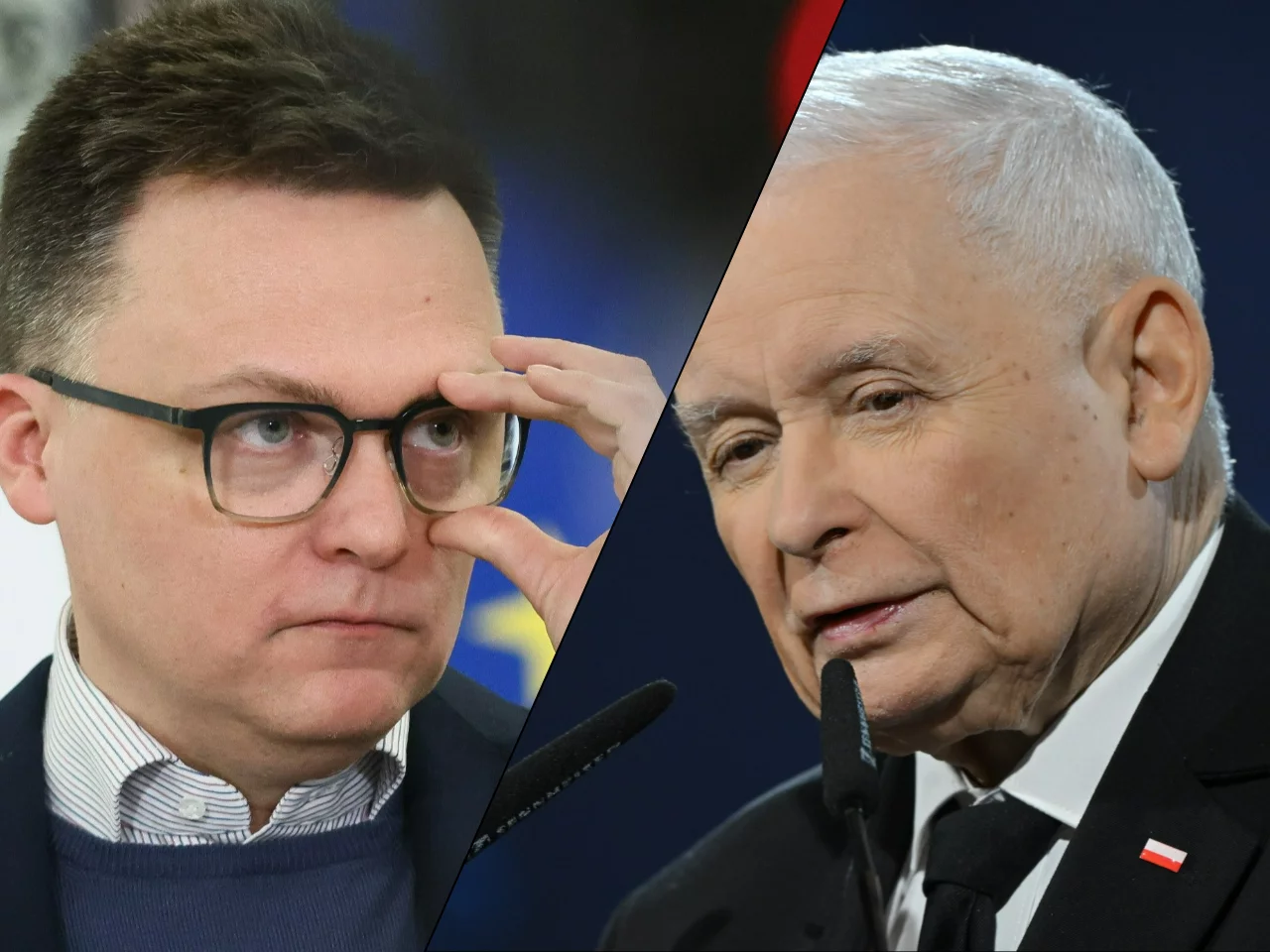 Szymon Hołownia / Jarosław Kaczyński