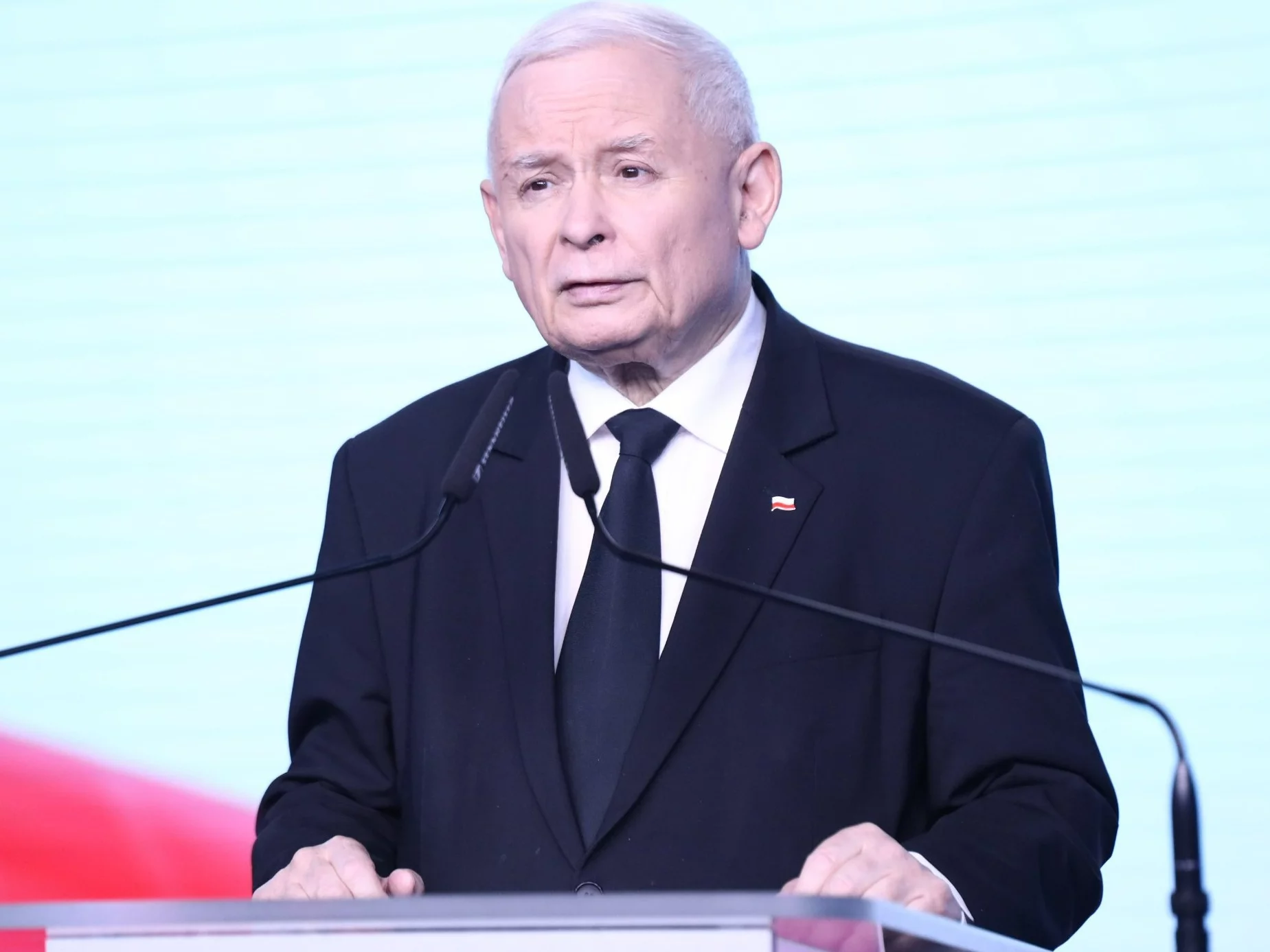 Prezes PiS Jarosław Kaczyński