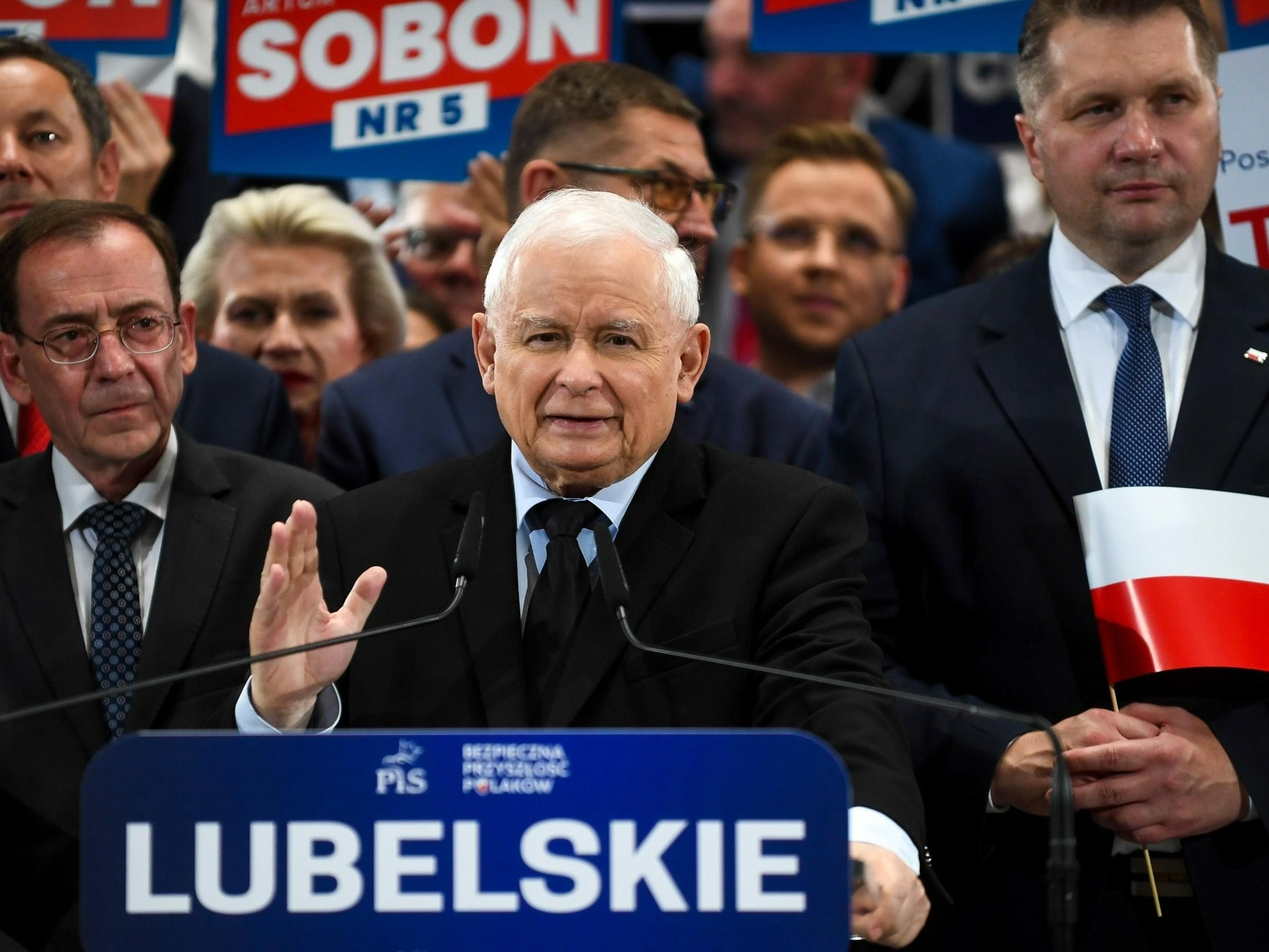 Prezes PiS Jarosław Kaczyński