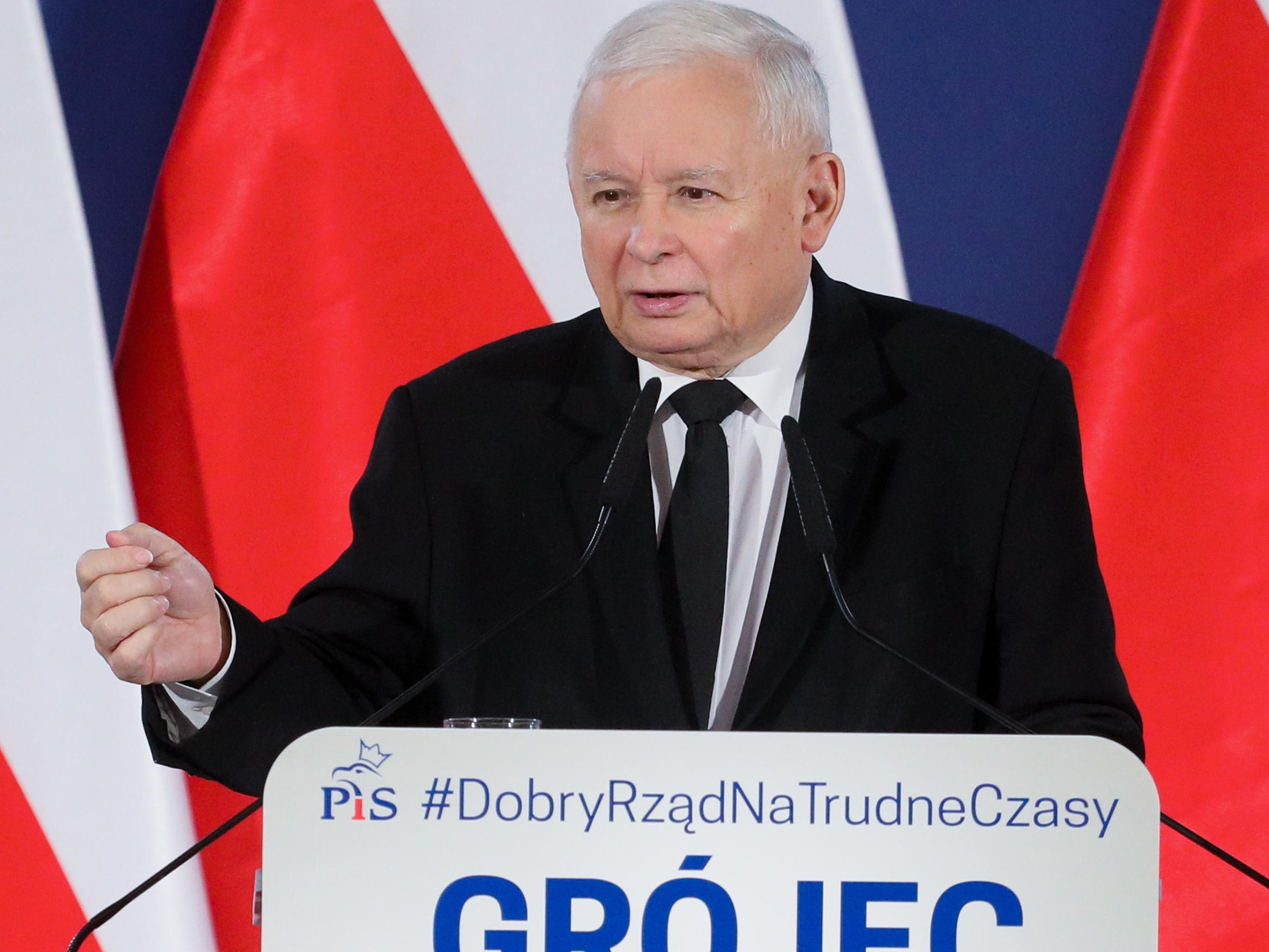 Prezes Prawa i Sprawiedliwości Jarosław Kaczyński